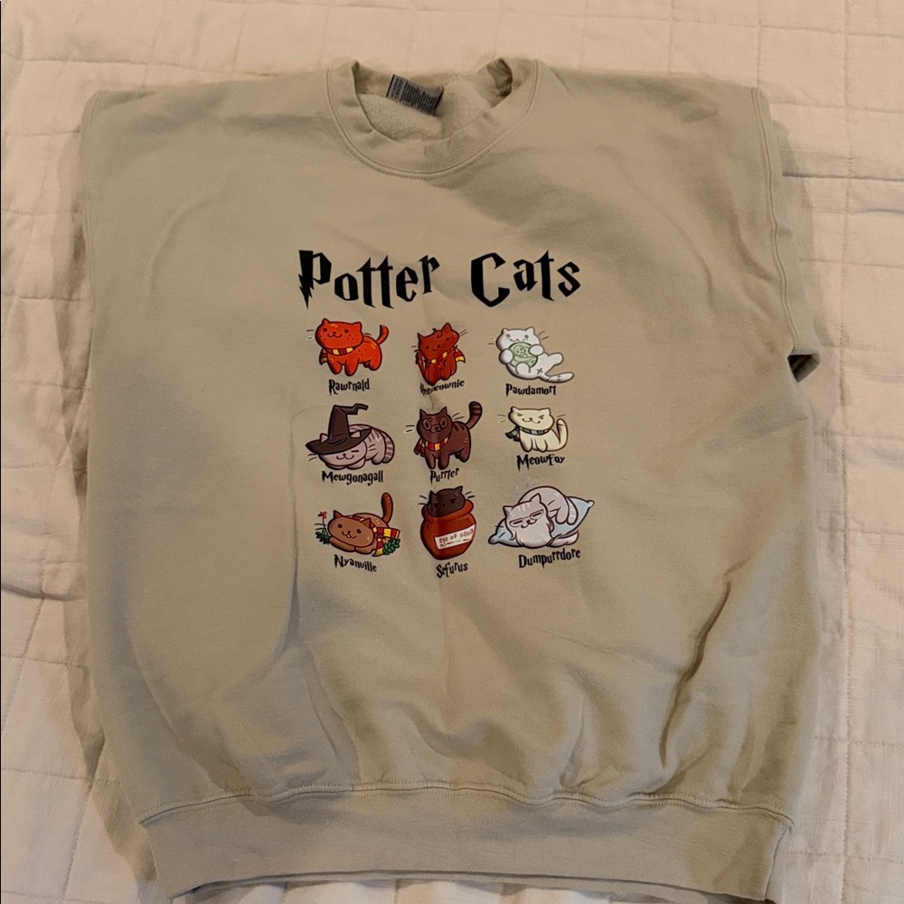 Potter Cats Graphic Sweatshirt